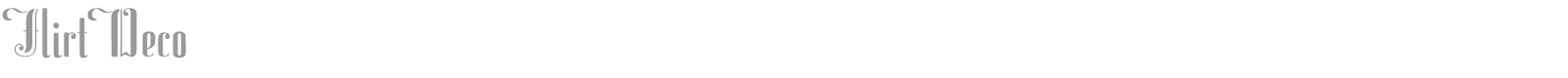 Flirt Deco font preview